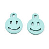 Spray Painted Alloy Charms PALLOY-T075-121G-RS-3