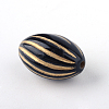 Oval Plating Acrylic Beads LS-X-PACR-Q102-128B-2