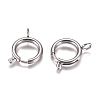 Tarnish Resistant 304 Stainless Steel Spring Ring Clasps STAS-P234-47P-2