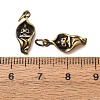 Buddhist Brass Pendants KK-CBA25B2-02AB-2