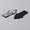 Acrylic Pendants MACR-WH0010-08F-2