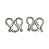 Non-Tarnish 304 Stainless Steel S-Hook Clasps STAS-U007-19A-P-1