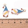 Alloy Enamel Pendants ENAM-Q004-02KCG-01-3