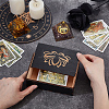 1Pc Rectangle Engraved Wooden Sliding Lid Boxes CON-UN0001-03A-4