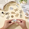 12Pcs 2 Colors Bowknot Alloy Decorative Buckles FIND-CP0003-71-3