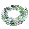 3 Strands Electroplate Glass Beads Strands EGLA-PA0001-25A-3