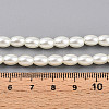 Baking Paint Pearlized Glass Pearl Bead Strands HY-T002-01B-02-4
