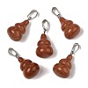 Synthetic Goldstone Pendants G-B127-03P-09-1