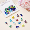 30Pcs Handmade Evil Eye Lampwork Beads LAMP-ME0001-14-4