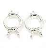304 Stainless Steel Spring Ring Clasps STAS-G190-17S-A-1