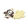 Halloween Alloy Enamel Pendants STAS-I354-01G-G-2