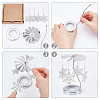 430 and 201 Stainless Steel Rotating Candlestick Tealight Candle Holder DJEW-WH0039-24P-5