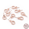 925 Sterling Silver Screw Eye Peg Bails LS-STER-D035-46RG-4