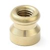 Golden Tone Round Wax Seal Brass Stamp Heads AJEW-M040-01G-I-3