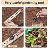 Pine Wood Plant Seed Spacing and Interval Rulers AJEW-WH0083-101B-3