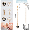 2 Sets Alloy Enamel Cup Pendant Decorations HJEW-SC0001-56G-2