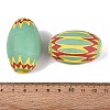 Handmade Millefiori Glass Barrel Beads LS-LA-N002-32D-3