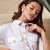 20Pcs Alloy Resin Buttons DIY-FH0009-88-6