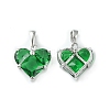 Brass Micro Pave Cubic Zirconia Charms KK-L208-03P-02-1