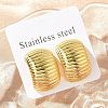 304 Stainless Steel Stud Earrings for Women EJEW-A125-59G-1