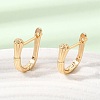 Brass Hoop Earrings for Women KK-CBACA55-05G-5