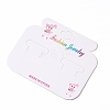 Paper Jewelry Display Cards for Hair Clip CDIS-F005-08-3