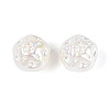 UV Plating Opaque Acrylic Beads SACR-T020-04-3