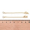 Brass with Cubic Zirconia Chain Extender LS-KK-B102-43G-3