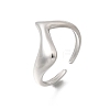 304 Stainless Steel Cuff Open Rings RJEW-T034-03P-3