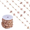 Natural Sunstone Chips Beaded Chains CHC-SZ0001-62D-1