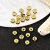 Brass Grade A Rhinestone Spacer Beads RSB034NFG-4