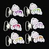 Metal Baby Pacifier Clips AJEW-PH0016-01-6