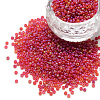 8/0 Grade A Round Glass Seed Beads SEED-Q010-3mm-M537-1