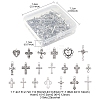 3Sets Tibetan Style Alloy Pendants FIND-FS0003-92-4