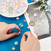 180pcs 9 styles Transparent Acrylic Beads OACR-PH0004-30-3