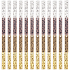   80Pcs 4 Colors Tibetan Style Zinc Alloy Pendants FIND-PH0005-11-1