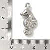 Anti-Tarnish 304 Stainless Steel Pendants STAS-Q334-43P-3