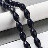 Synthetic Blue Goldstone Beads Strands G-P520-C25-01-2