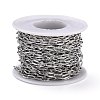 Tarnish Resistant 304 Stainless Steel Cable Chains CHS-D033-05P-01-3