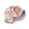 14Pcs 14 Styles Natural Scallop Shell Beads with Glass Jar Glass Bottles Stone Pendants PALLOY-JF03564-6