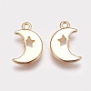 Brass Charms X-KK-T020-101G-2