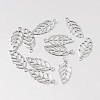 Hollow Leaf 316 Surgical Stainless Steel Filigree Charms STAS-M258-06-1