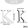 CREATCABIN Acrylic Mirror Wall Stickers Decal DIY-CN0001-13A-K-2