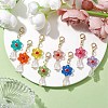 Flower Acrylic Pendant Decorations HJEW-JM01880-2