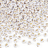 500Pcs Plating Acrylic Beads PACR-TADJ0001-01S-1