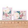 Printed Alloy Pendants AL-CBA7256-15G-02-2