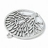 Tibetan Style Zinc Alloy Pendants TIBEP-EA11591YKG-AS-LF-3