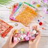 55Pcs 11 Colors Rectangle Organza Drawstring Gift Bags PAAG-TA0001-02-6