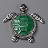 Alloy Enamel Cabochons ENAM-WH0057-25B-1