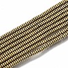 Electroplate Non-magnetic Synthetic Hematite Beads Strands G-T114-58-LG-1